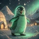Penguin World On Green