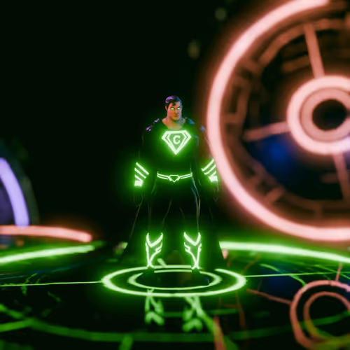 Neon Shadow Avatar Key