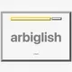 arbiglish a