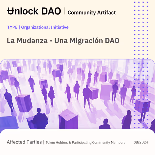 Unlock Protocol Eventos - La Mudanza