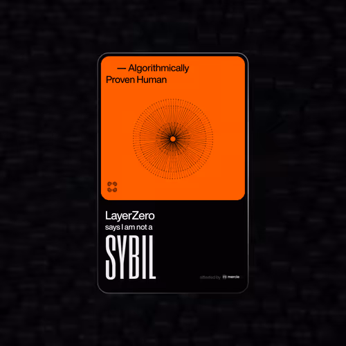 LayerZero says I am not a SYBIL
