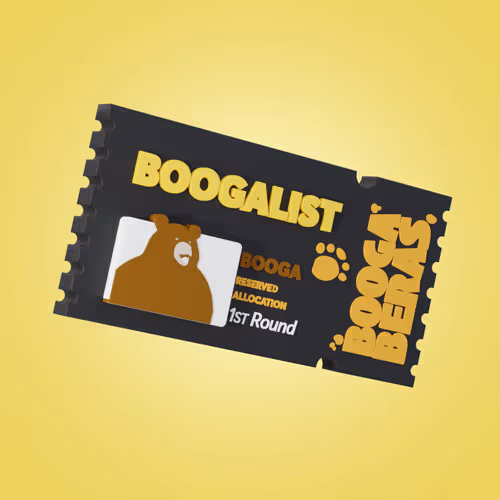 BOOGALIST BOOGA Ticket