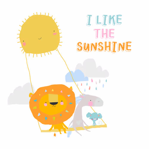 I like the sunshine