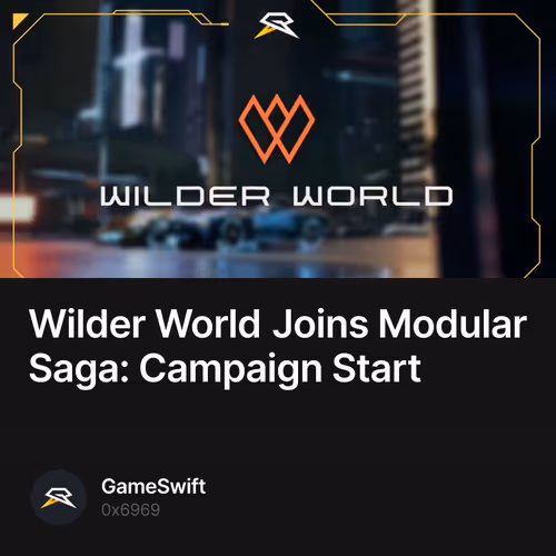 Wilder World Joins Modular Saga: Campaign Start