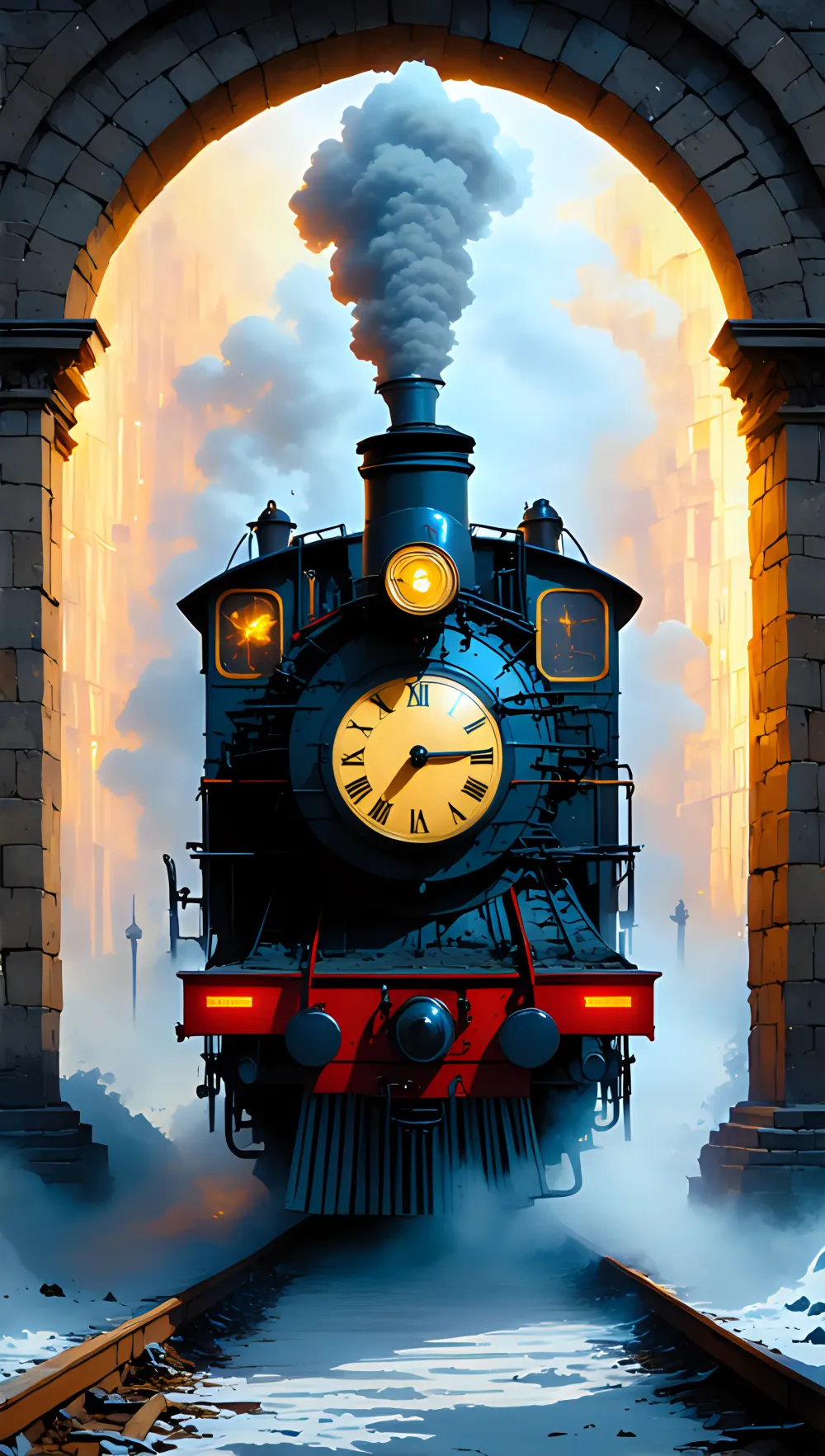 Bright Portal Clock-power...