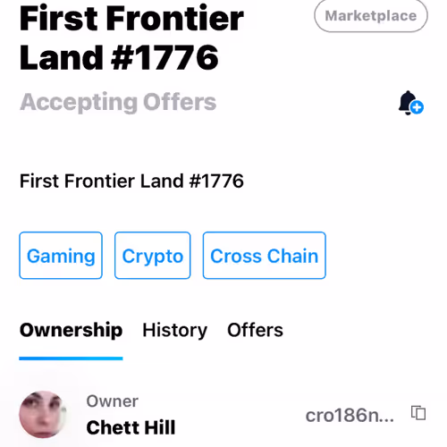 Agent 1776 - Crypto.com Land Commemorative