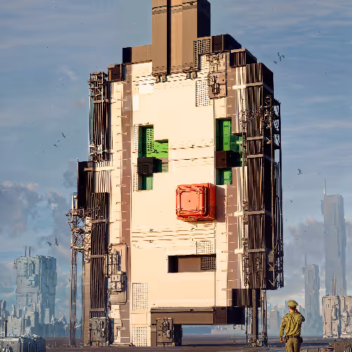 PUNKS BUILDING by beeple
