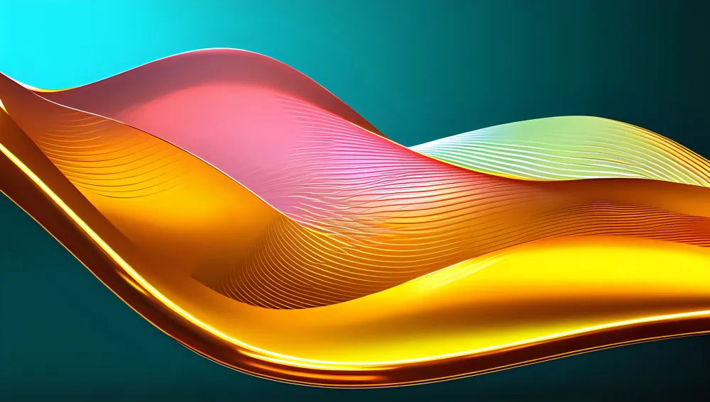 Bright Wave Design Bright Gradient Shiny Waves Light Streaks