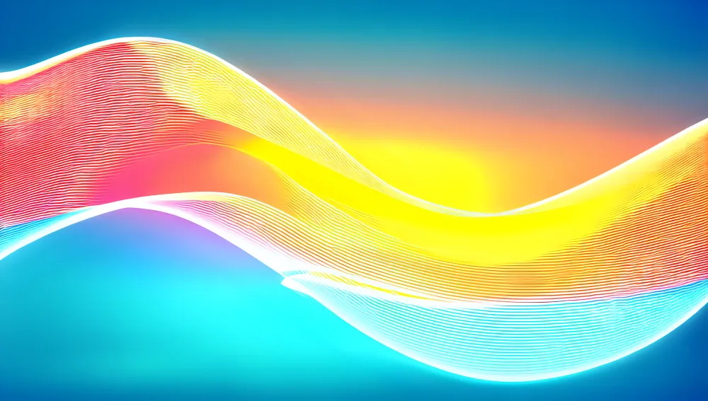 Smooth Curves Shiny Waves Flowing Curves