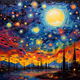 Starry Night by AI