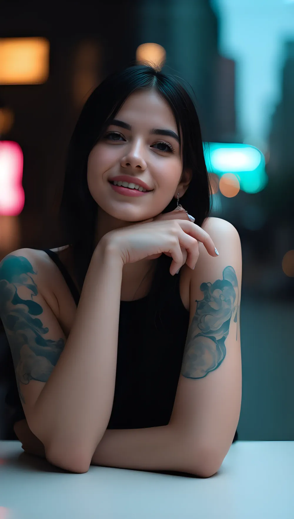 Attractive Woman Fashiona...