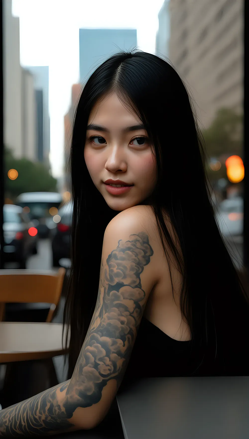 Smiling Woman Spontaneous Girl