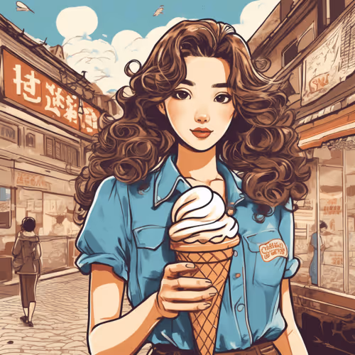 Ice cream girl