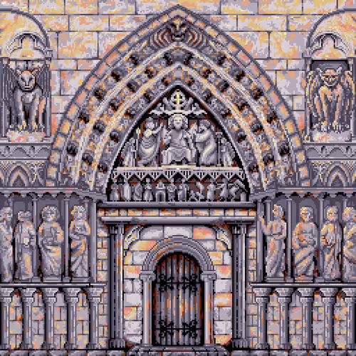 Gothic Temple by BasePaint