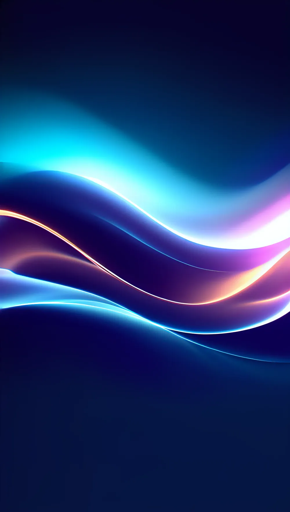 Vector Waves Vibrant Line...