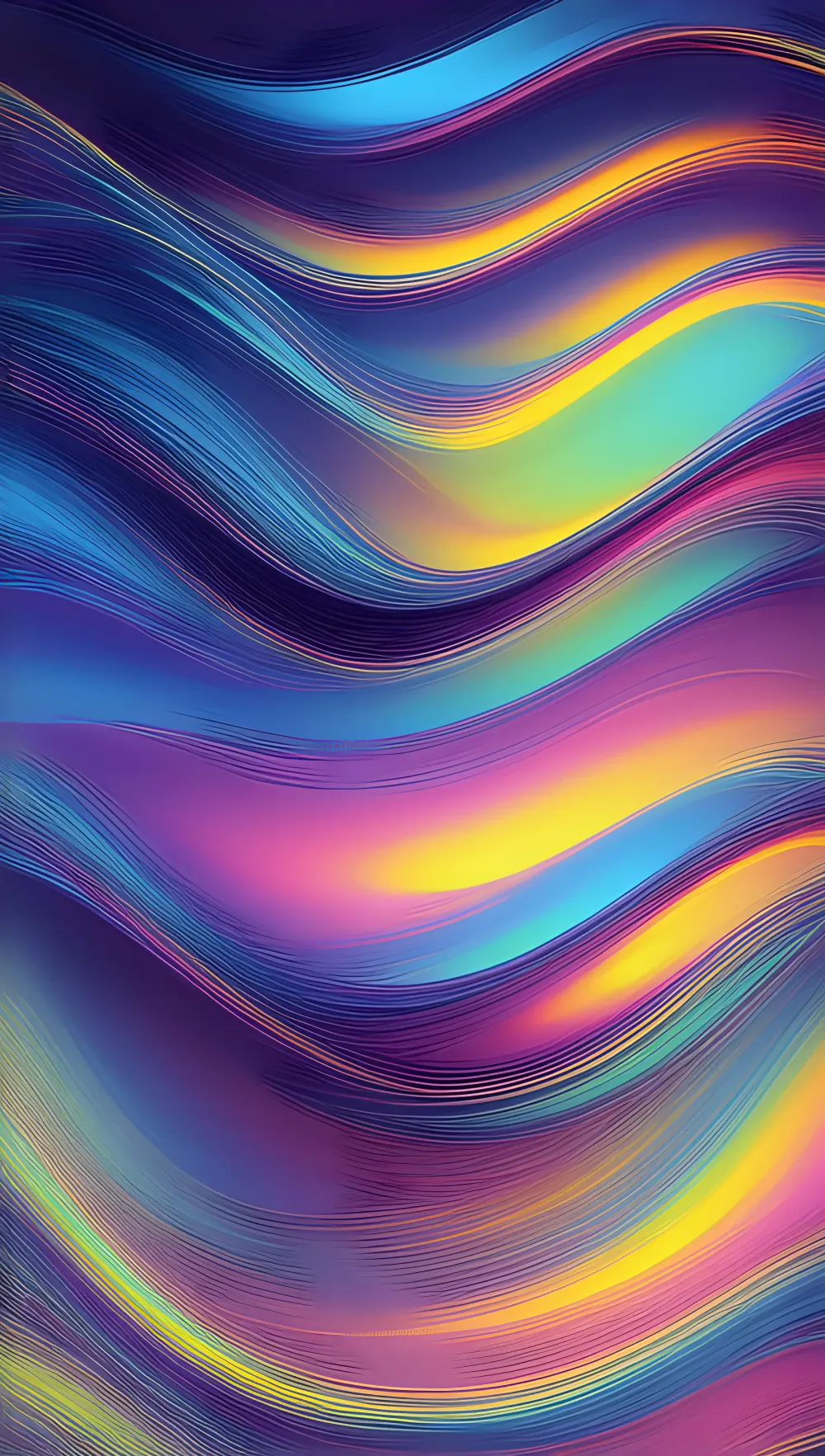 Glowing Lines Bright Grad...