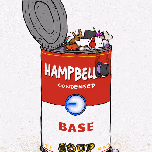 hampbell's condensed base soup (opened)