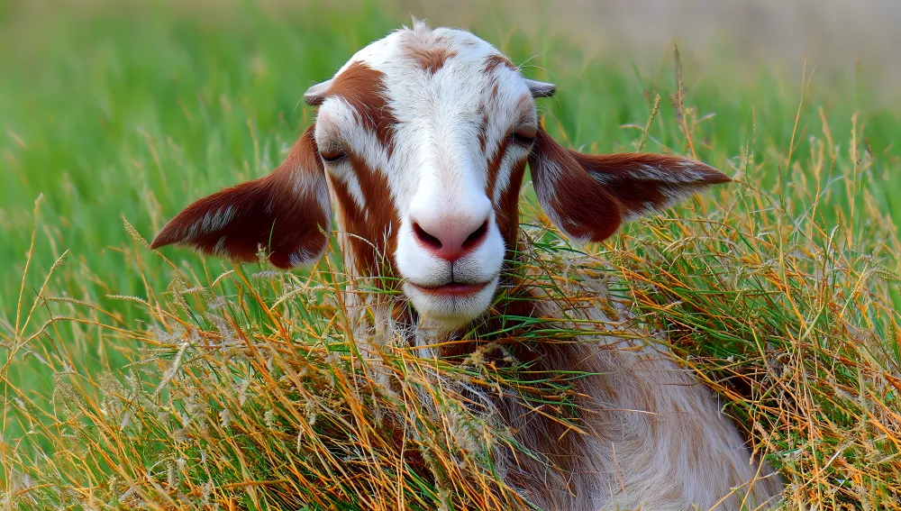 Cute Goat Closeup