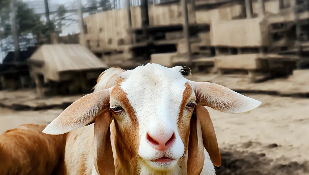 Friendly Goat Face