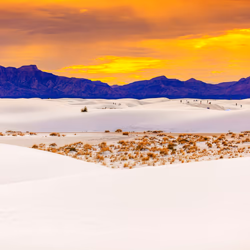 White Sands at Sunset