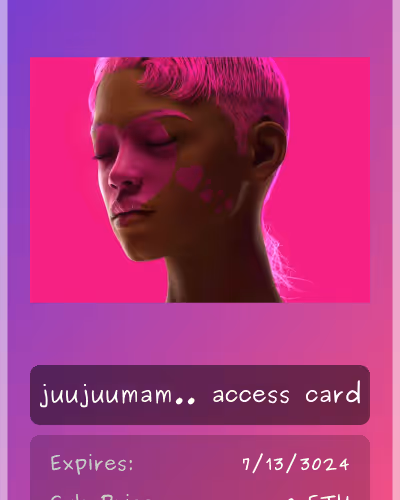 @juujuumama club card