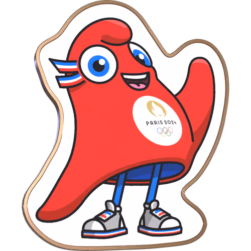 Olympic Games Paris 2024 Mascot Digital Pins