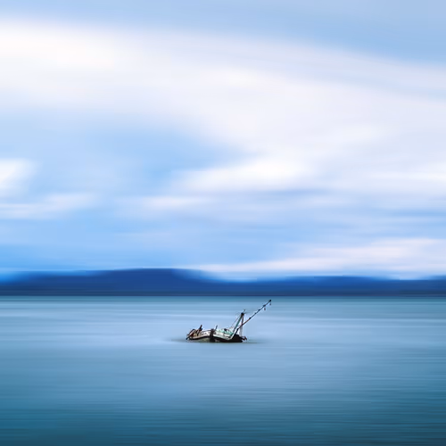 - Alone in the sea -
