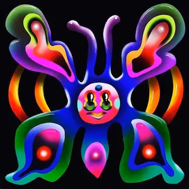 Colorful Butterfly Star