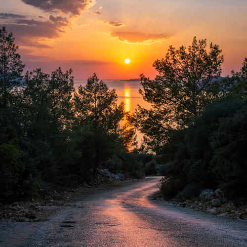 The Road To The Sunset