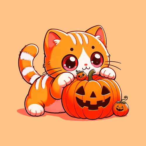 Mochi Cat-o-Lantern