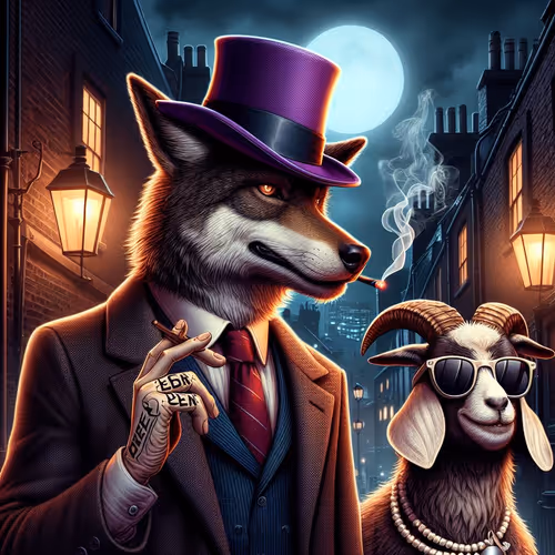 smoking wolf