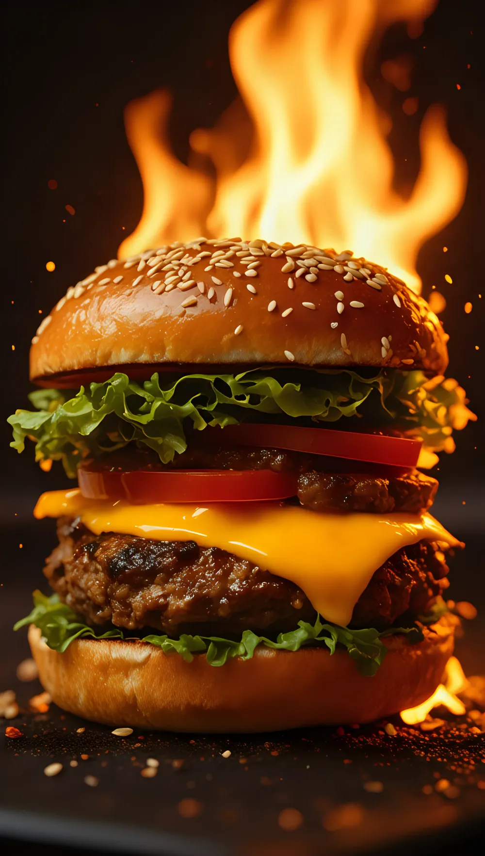 Low Angle Burger Restaura...