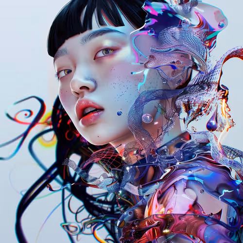 Glass Flower Drop