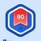 90 days streak badge