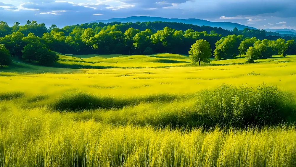 Whispers of Green A Serene Landscape