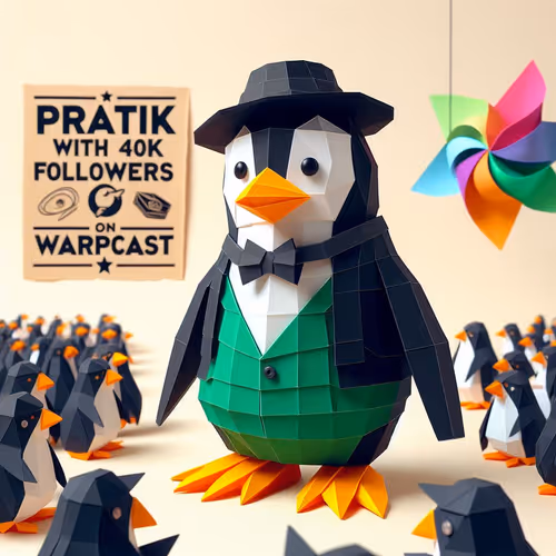 Pratik on Warpcast