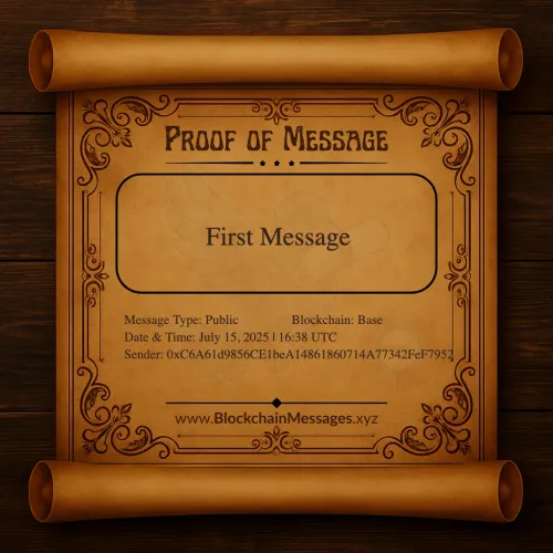 Blockchain Messages