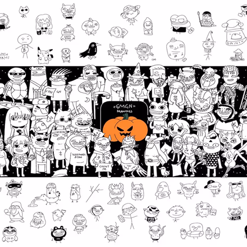 GMGN Drawings Halloween