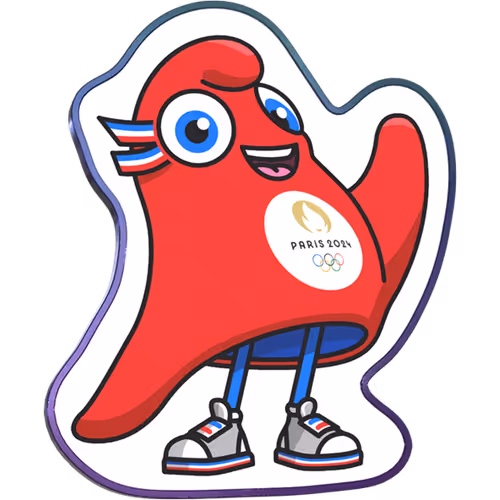 Olympic Games Paris 2024 Mascot Digital Pins