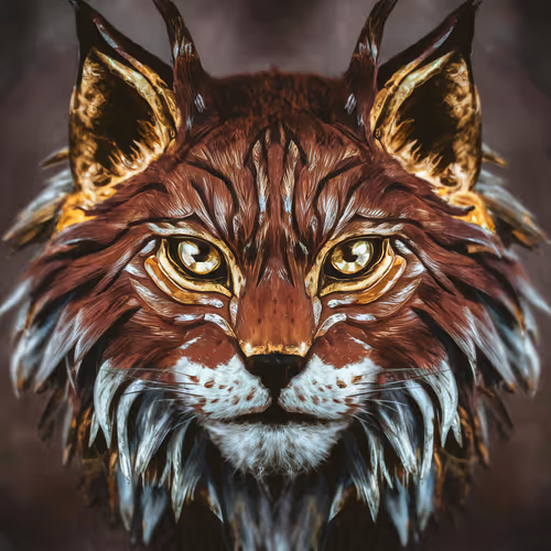 Máscara de lince