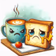Unhappy Coffee & Grilled Cheese