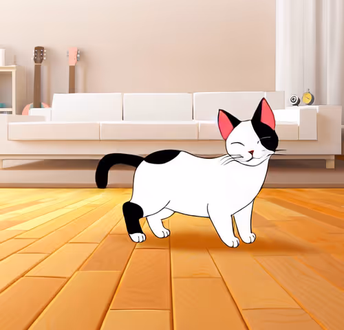 Cats dancing