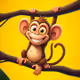 Hanging Monkey