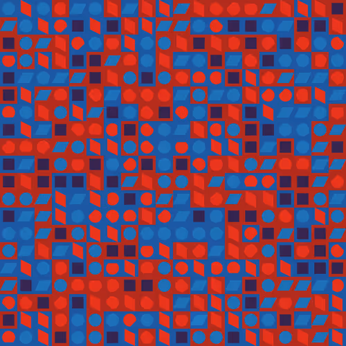 Raes of color and shape
