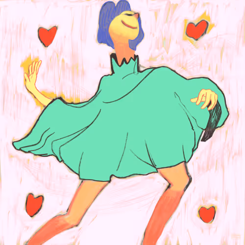 Dancing, because I’m surrounded by love