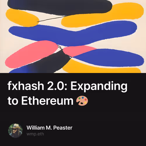 fxhash 2.0: Expanding to Ethereum ????