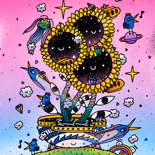 A Visiting Sunflowery
