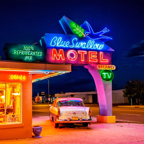 A Night at the Blue Swallow Motel