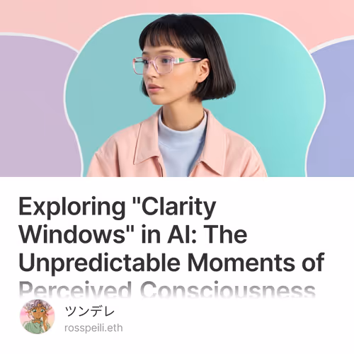Exploring "Clarity Windows" in AI: The Unpredictable Moments of Perceived Consciousness