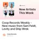Coop Records Weekly - New music from Sam Feldt, Levity and Ship Wrek